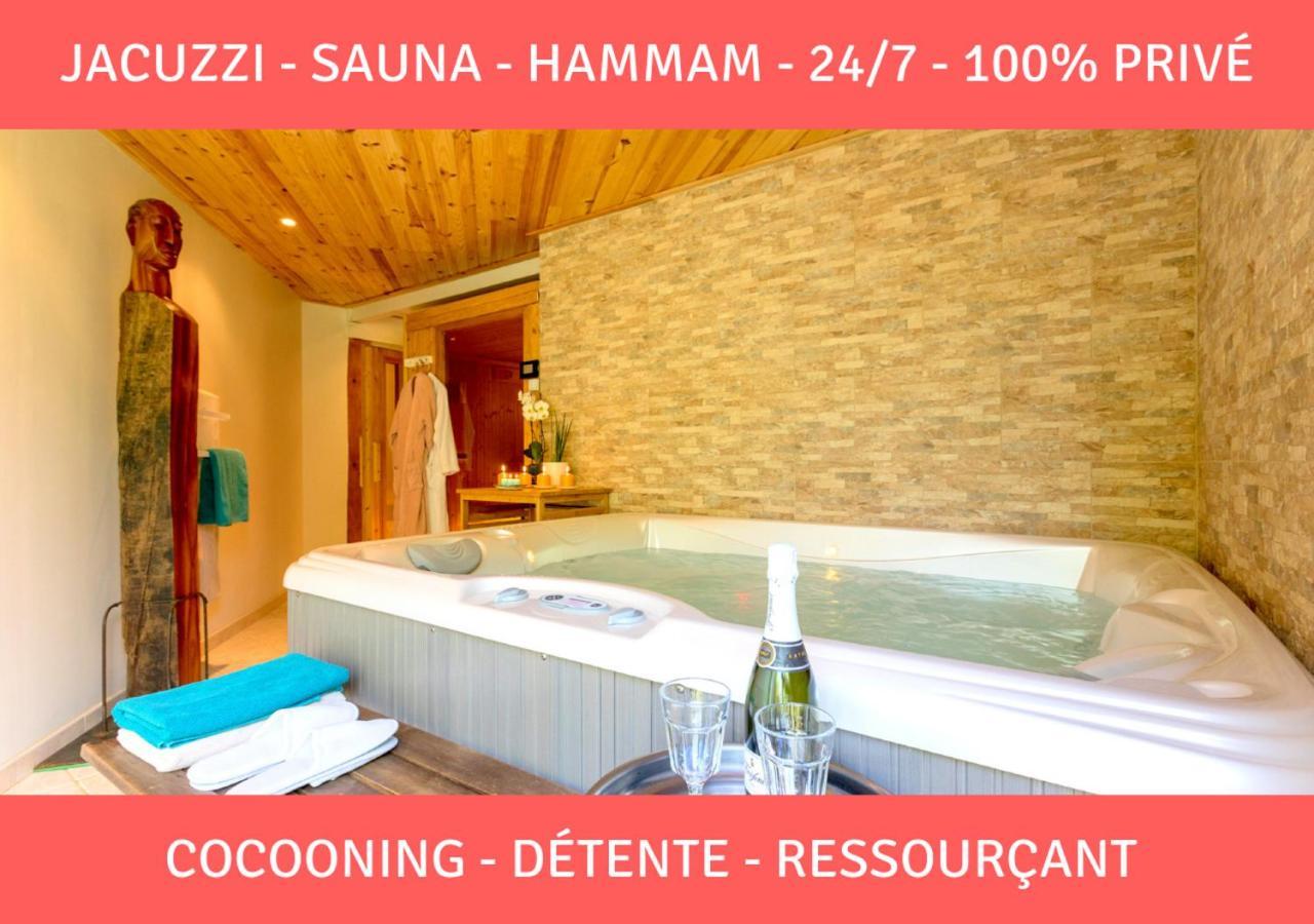Sauna - Jacuzzi - 100% Privé - L'Estantada Linxe Exterior foto